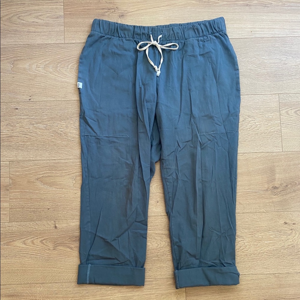 Blue loose fit joggers